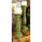 Green Wood Traditional Candle Holder Set, 3ct. 
